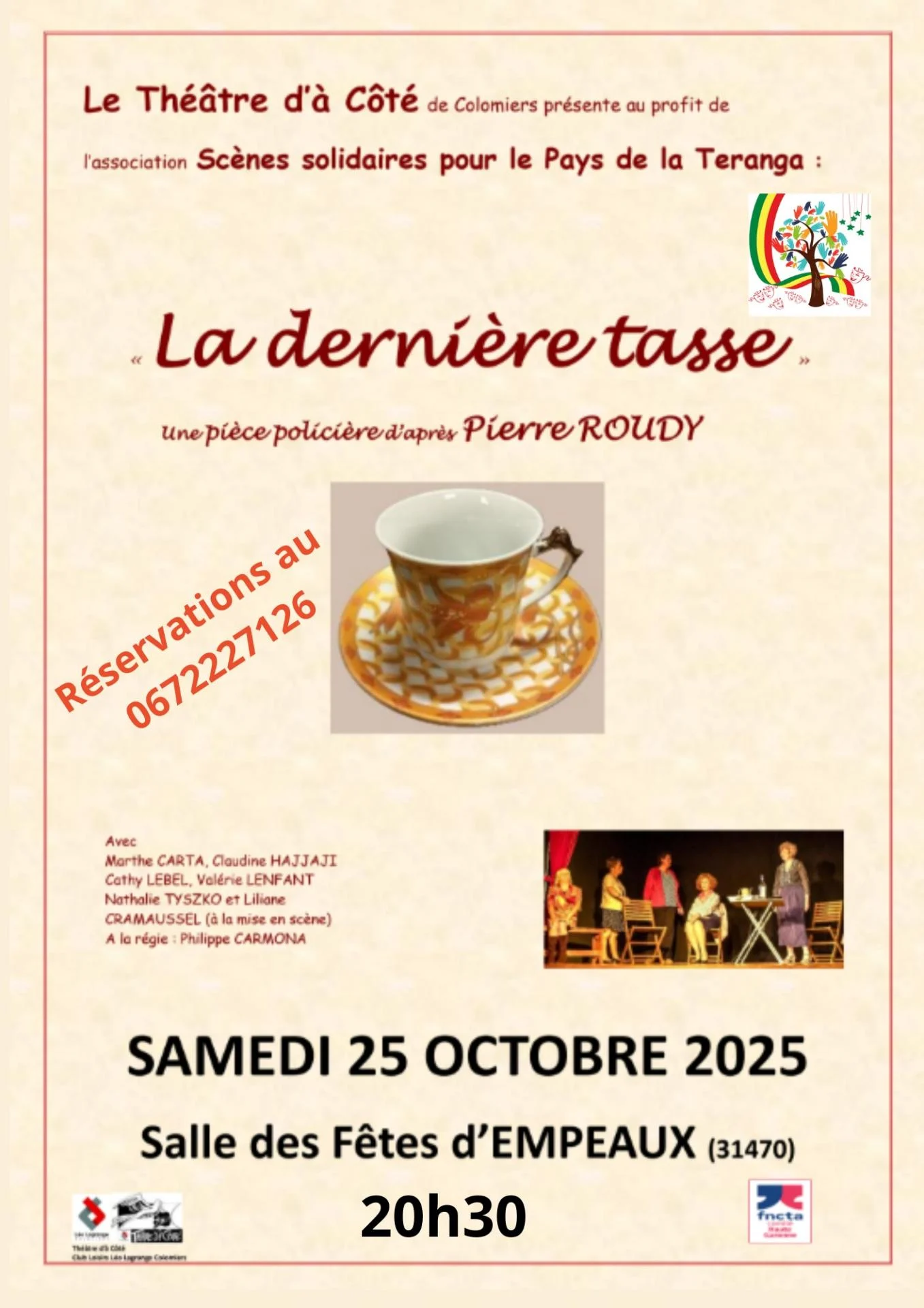 Affiche theatre 25 octobre 2025