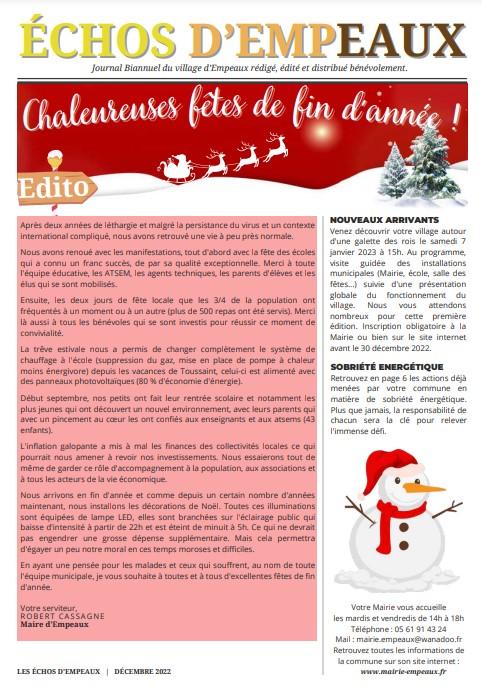 Les echos 12 22